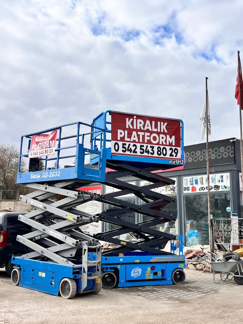 Ankara'da kiralık platform filomuz sahada